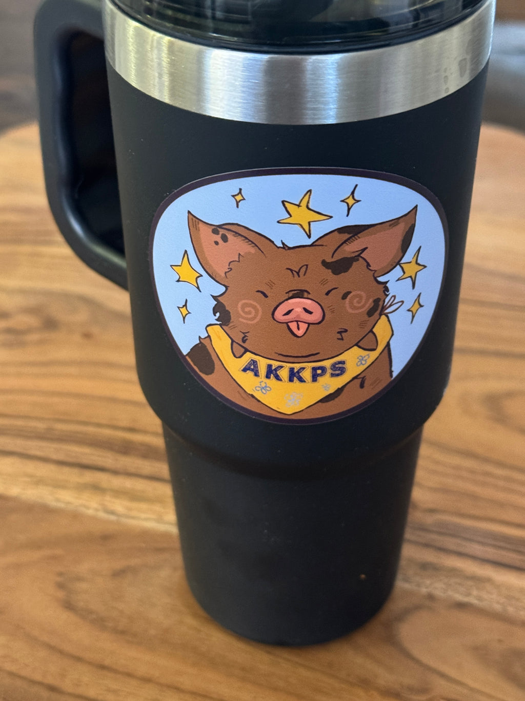 AKKPS KuneKune Waterproof Vinyl Stickers (Set of 2 – 3")