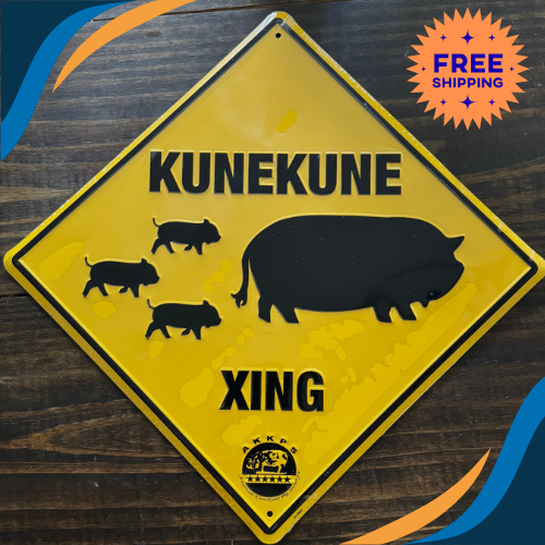 KUNEKUNE CROSSING SIGN